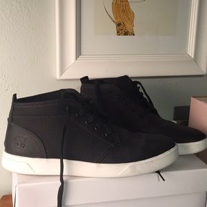 Timberland " Groveton"  canvas/leather hi-top